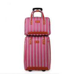 Women's Handbag Rolling Luggage Set