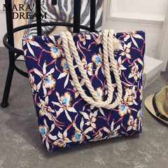 Casual Women Floral Large Capacity Tote