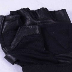 Black Leather Gloves