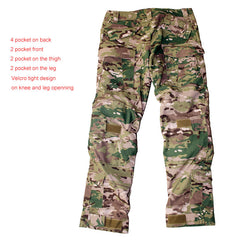 Military Tactical Pants with Knee Pad