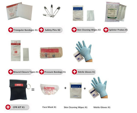 Mini First Aid Kits Gear Medical Trauma Kit