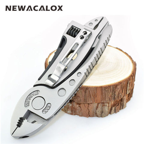 NEWACALOX Multitool Pliers Pocket Knife Screwdriver Set