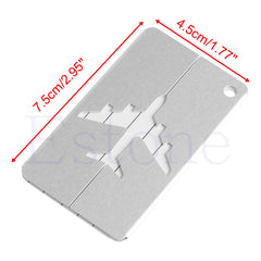 Aluminium Travel Luggage Baggage Tag