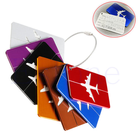 Aluminium Travel Luggage Baggage Tag