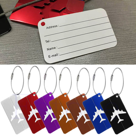 Aluminium Travel Luggage Baggage Tag