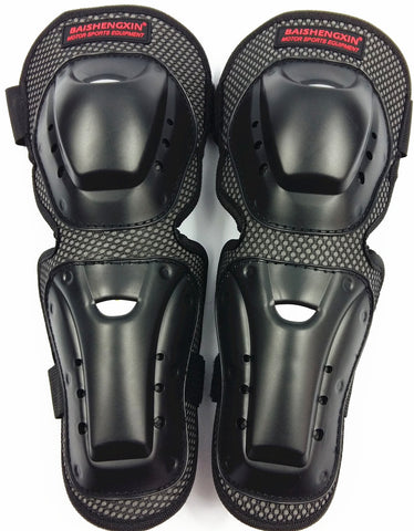 SX Black And Red Knee Pads
