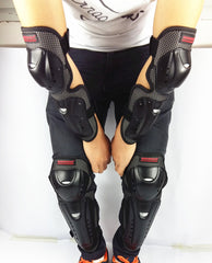 SX Black And Red Knee Pads