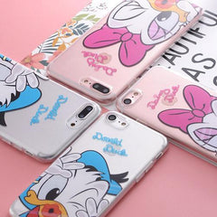 Cartoon-Themed Silicone iPhone Protective Case