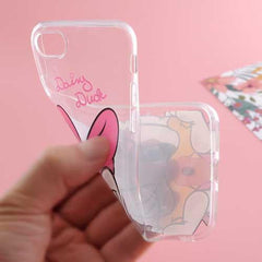 Cartoon-Themed Silicone iPhone Protective Case