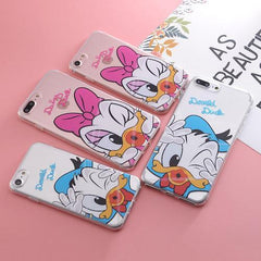 Cartoon-Themed Silicone iPhone Protective Case