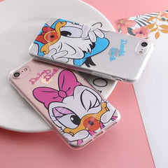 Cartoon-Themed Silicone iPhone Protective Case