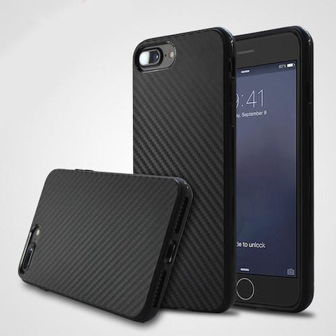 Carbon Fiber Texture Shockproof iPhone Cover