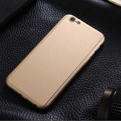 360 Degree Full Cover Tempered Glass iPhone Case