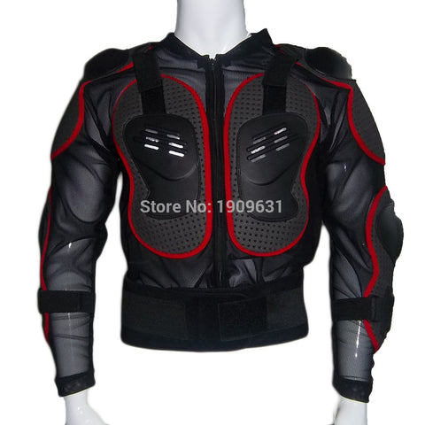 Black And Red Body Armor