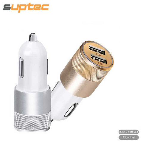 SUPTEC Car Phone Charger 2 Port Mini Dual USB