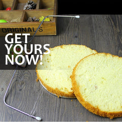 Stainless Steel Double Wires Cake Cutter/Slicer/Leveler