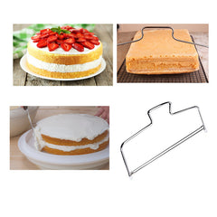 Stainless Steel Double Wires Cake Cutter/Slicer/Leveler