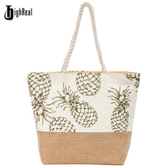 Straw Beach Bag