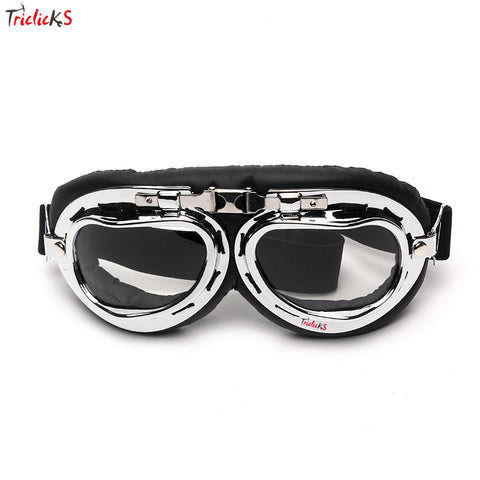 Vintage Chrome Goggles