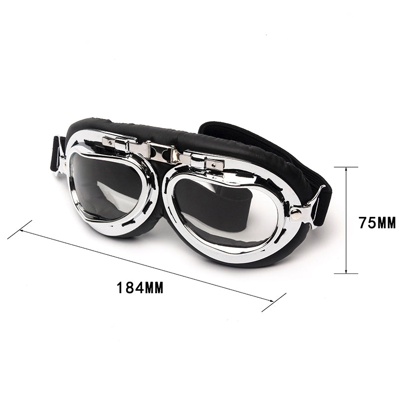 Vintage Chrome Goggles