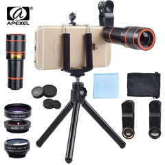 Universal 6 in 1 Tripod 12X Zoom Telescope - Free Product, Just Cover Shipping, Color - only HS 12X lens