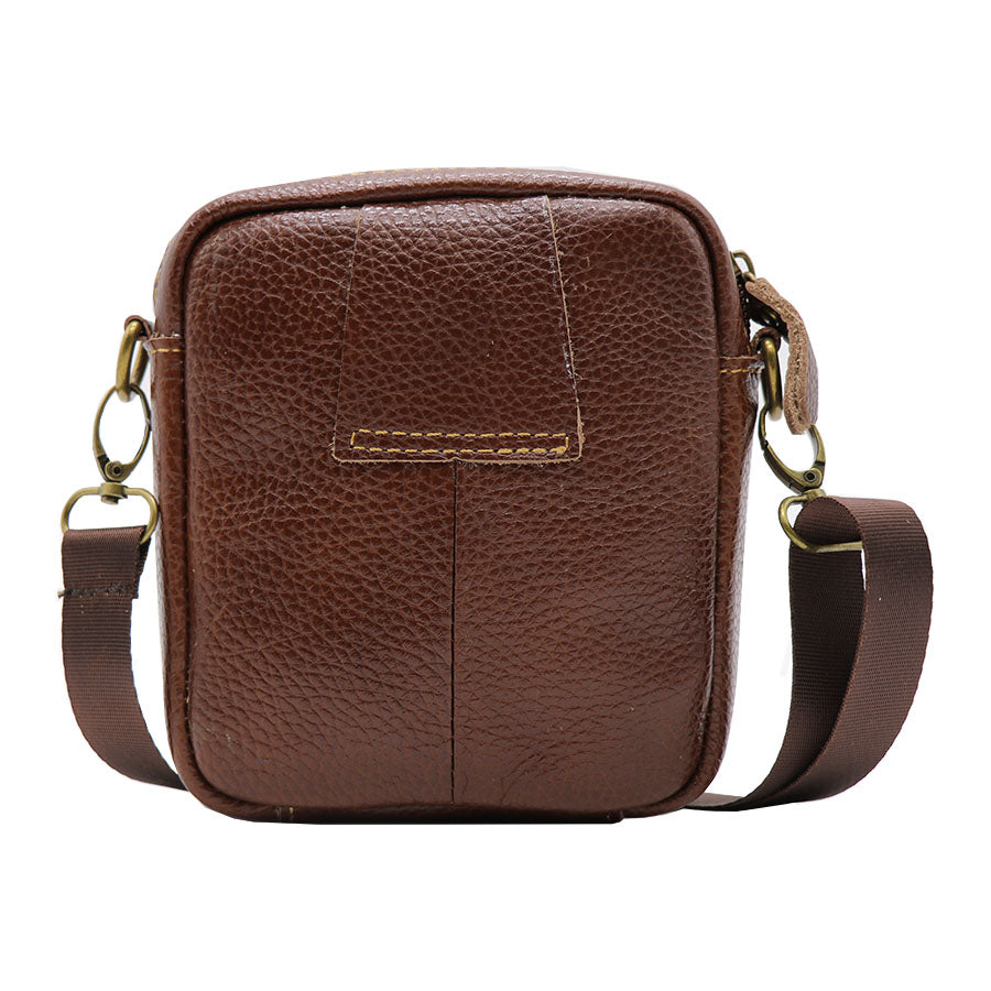 Vintage Genuine Leather Waist Belt Bag Men's