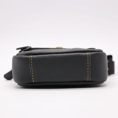 Vintage Genuine Leather Waist Belt Bag Men's