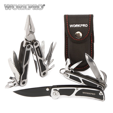 WORKPRO 3PC Camping Tool Set