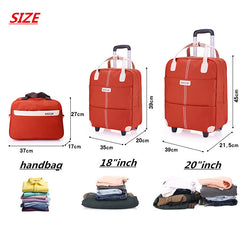 Women Rolling Luggage Bag Set