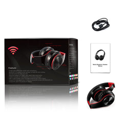 Bluetooth Foldable Headphones with Side Control Pad