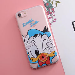 Cartoon-Themed Silicone iPhone Protective Case