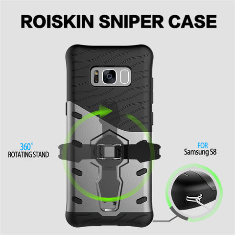 Samsung Galaxy S8 360 Degree Armor TPU Silicone Cover