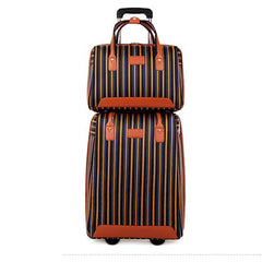 Women's Handbag Rolling Luggage Set