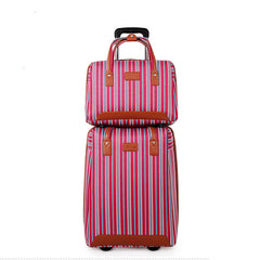 Women's Handbag Rolling Luggage Set