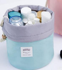 High Quality Barrel Shaped Travel Cosmetic Bag