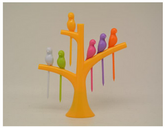 Bird Fruit Snack Dessert Forks