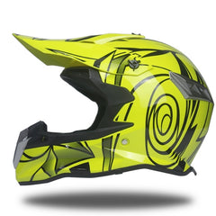 Dirt Biker Helmet & Goggles Set