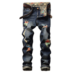 MaxZa Distressed Biker Jeans