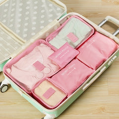 6 pcs/set Travel Packing Organizers