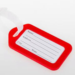 Classic Plastic Luggage Tag