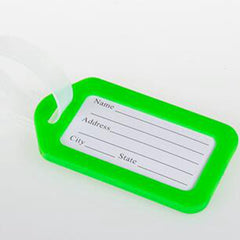 Classic Plastic Luggage Tag