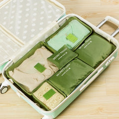 6 pcs/set Travel Packing Organizers