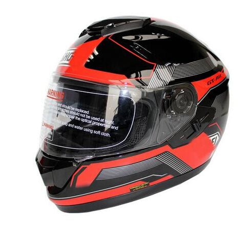 Double Lens Biker Helmet