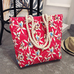 Casual Women Floral Large Capacity Tote