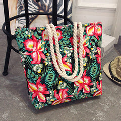 Casual Women Floral Large Capacity Tote