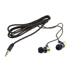 3.5mm Fiber Cloth Stereo Earphones