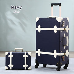 Vintage PU Travel Luggage