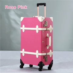 Vintage PU Travel Luggage